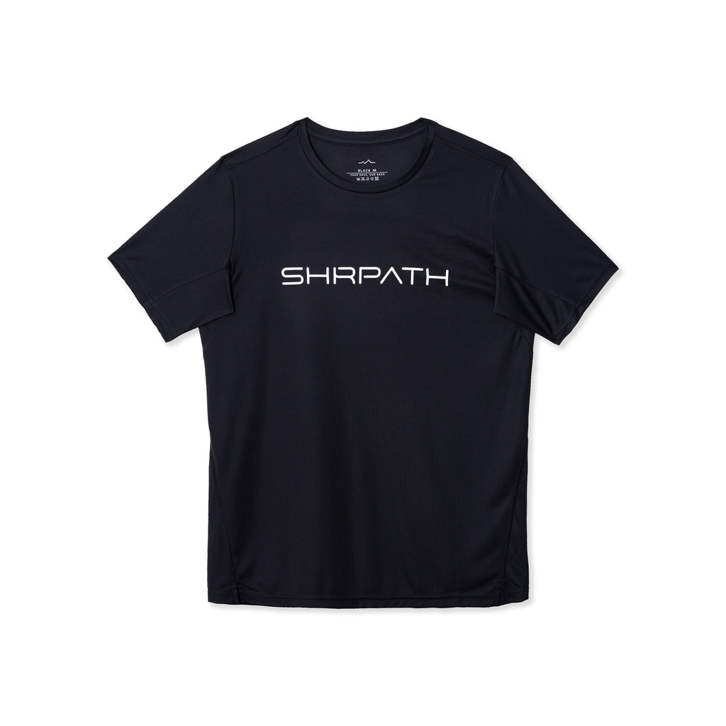 SHRPATH Unisex Light Running Shirt (Black)