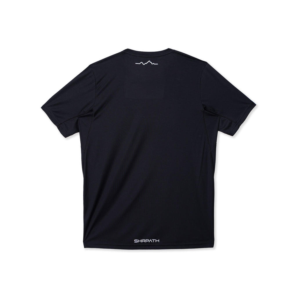 SHRPATH Unisex Light Running Shirt (Black)