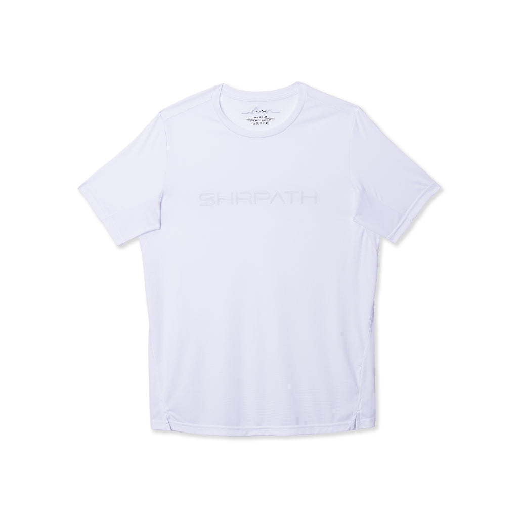 SHRPATH Unisex Light Running Shirt (White)