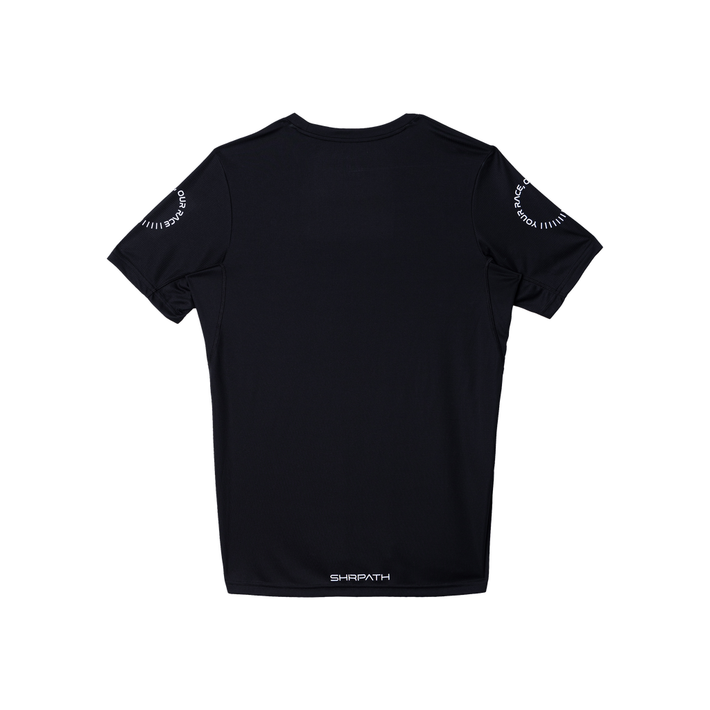 SHRPATH Unisex Light Running Shirt (Black)