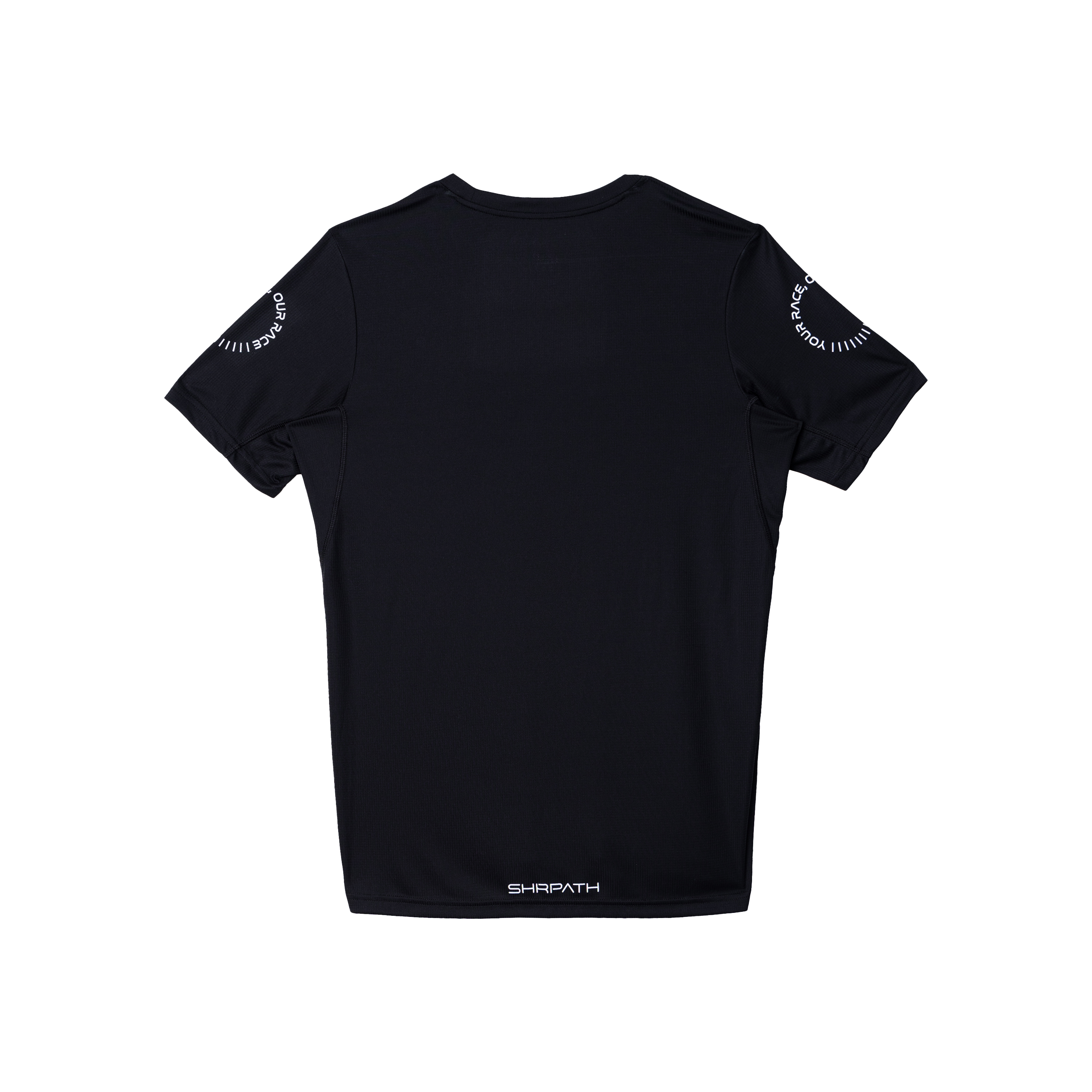 SHRPATH Unisex Light Running Shirt (Black)