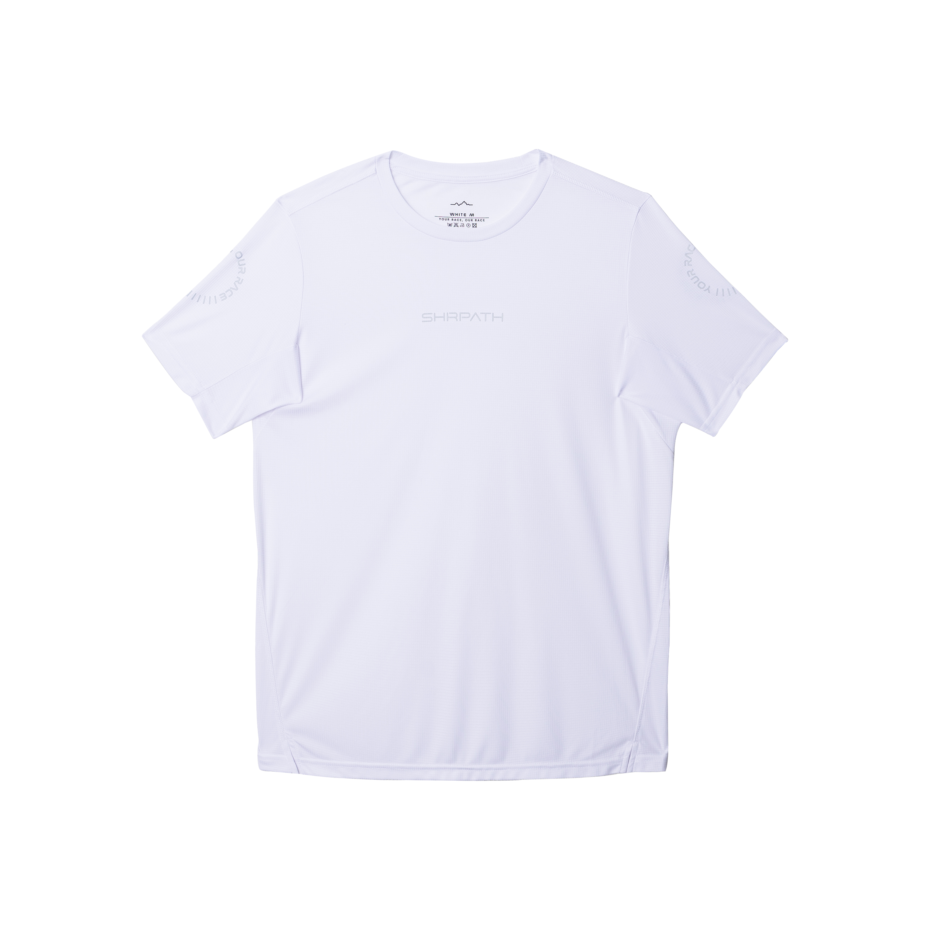 SHRPATH Unisex Light Running Shirt (White)