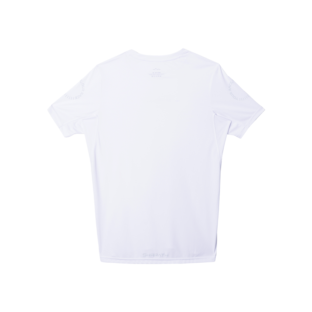SHRPATH Unisex Light Running Shirt (White)